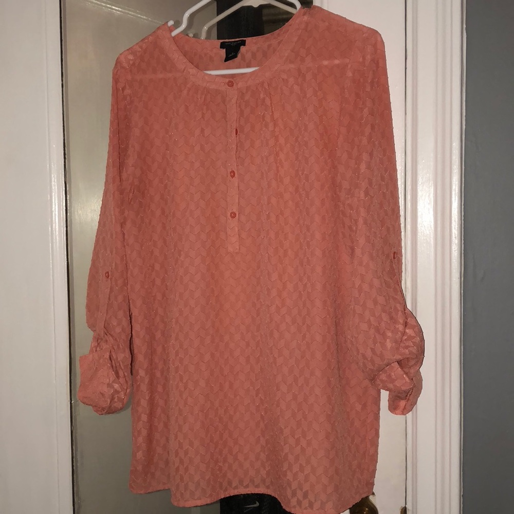 Women’s Blouse - Ann Taylor - PEACH